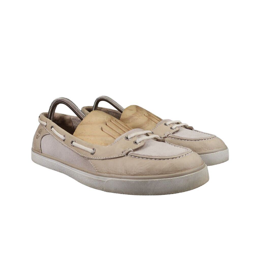 Timberland Boat Shoes Womens 8.5 Slip On Loafer Leather Lifestyle Preppy Classic